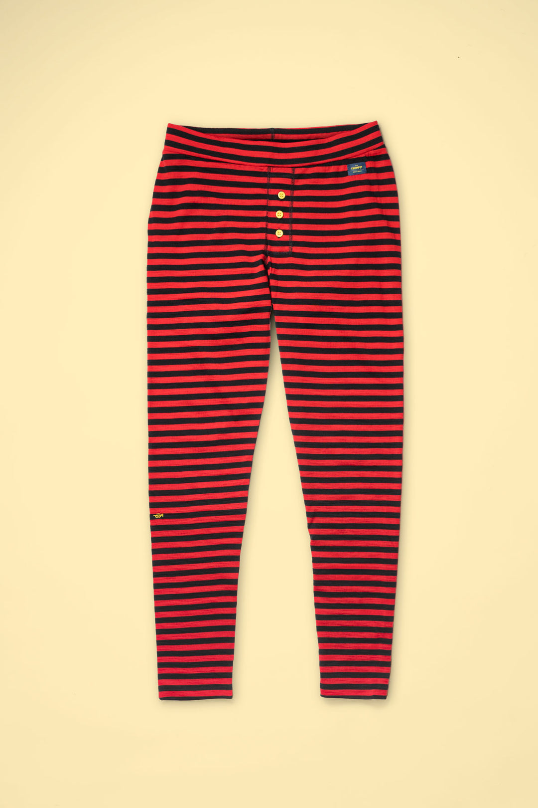 Glint 170g Mens Long John Stripe Black Red