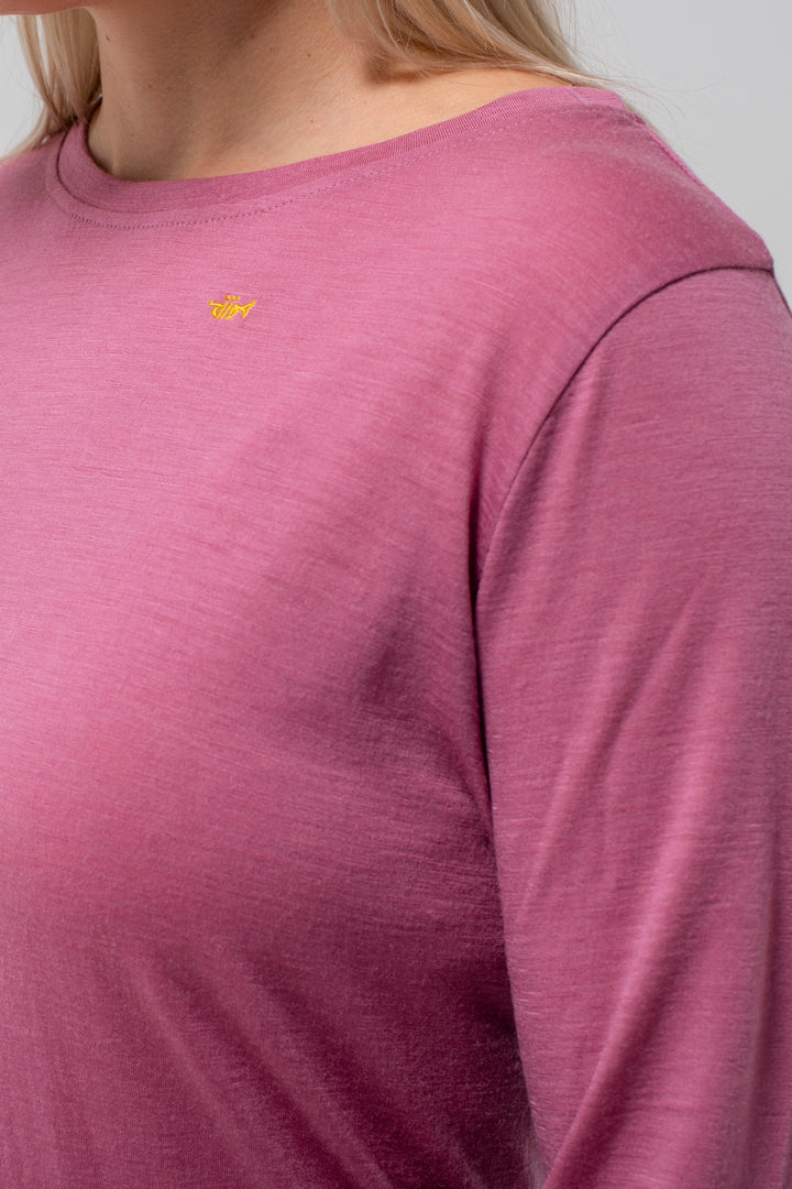 Glint 170g Womens Long Sleeve Pink