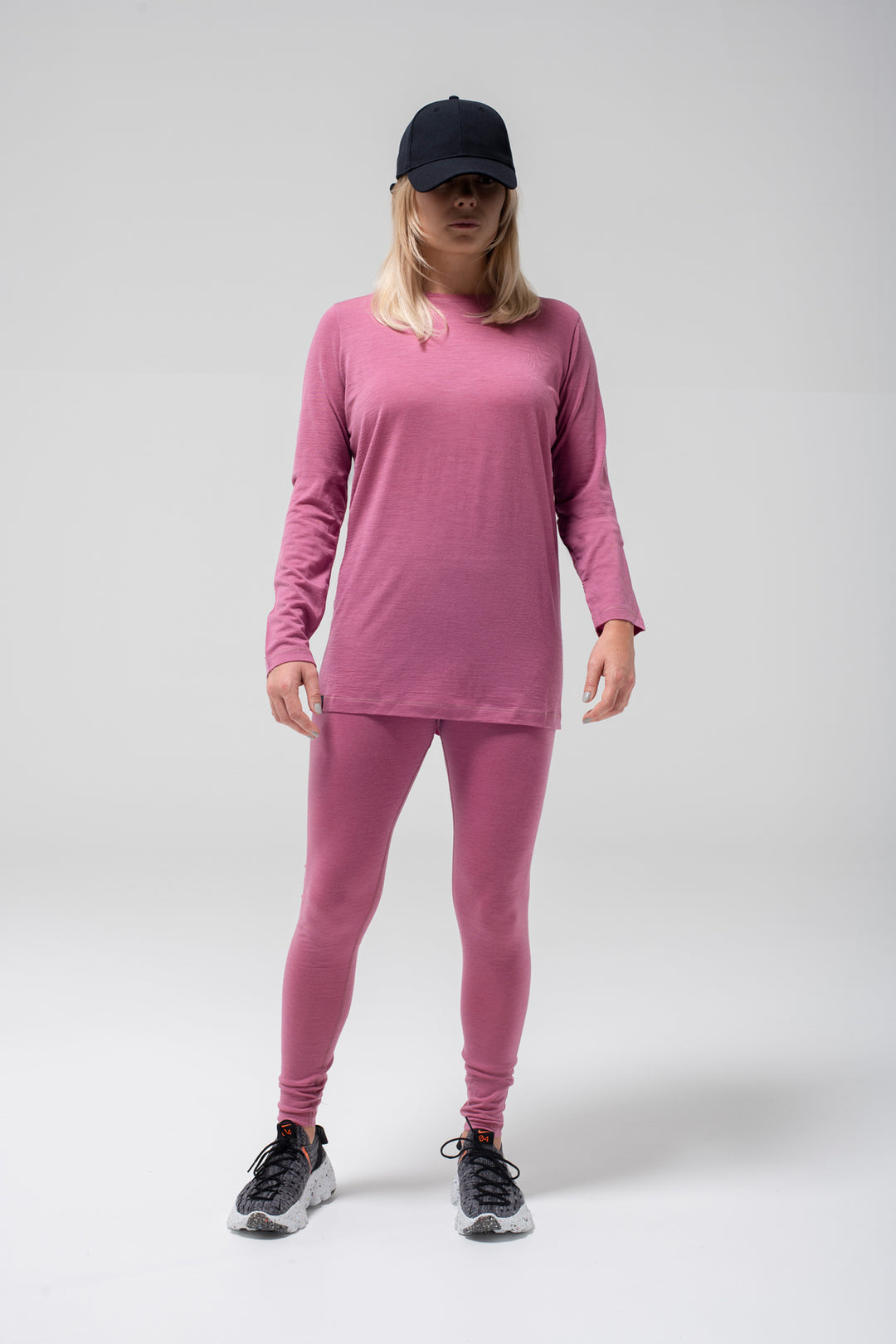 Glint 170g Womens Long Sleeve Pink