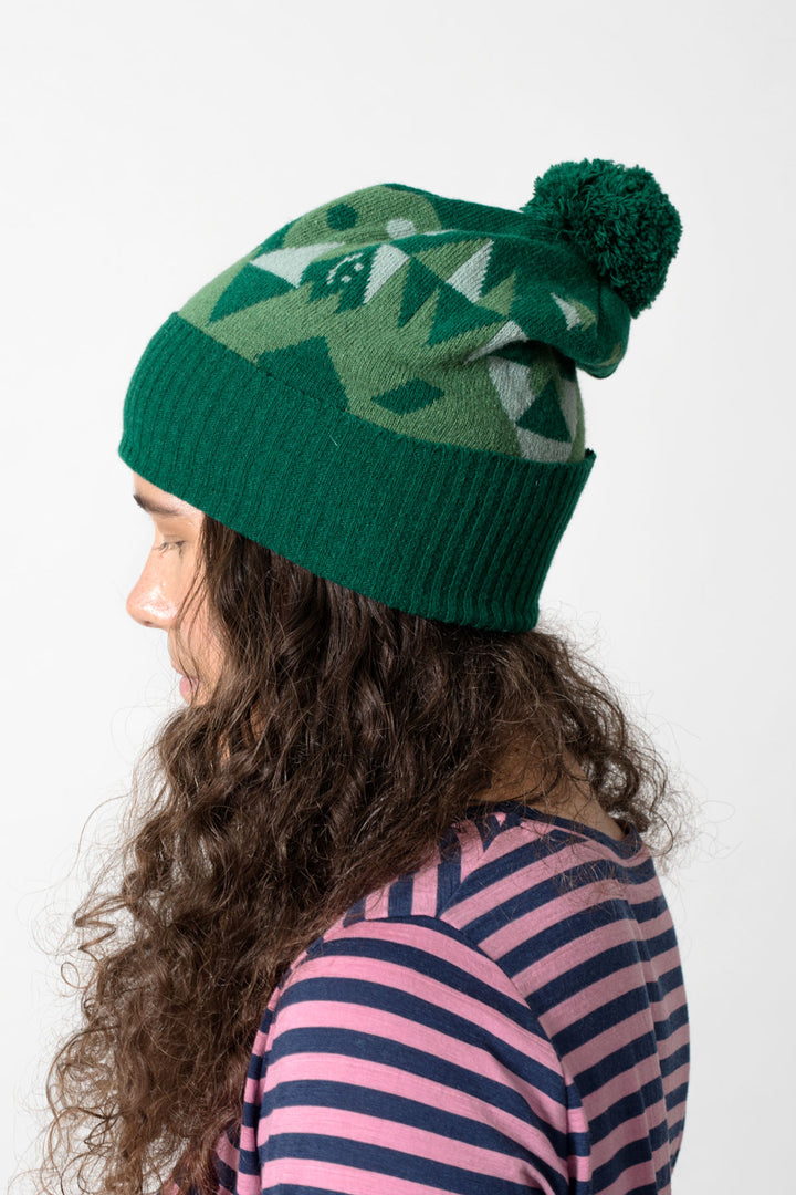 Pomack Knitted Beanie Jaquard
