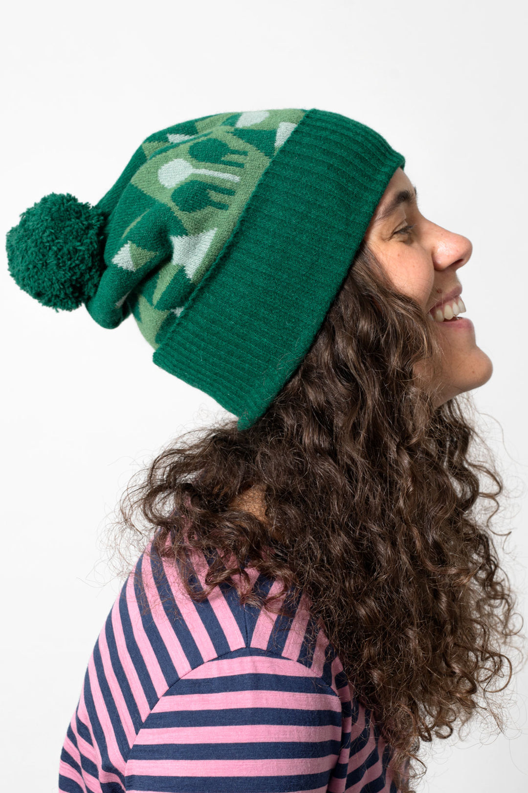 Pomack Knitted Beanie Jaquard