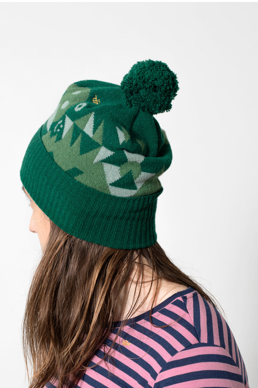Pomack Knitted Beanie Jaquard