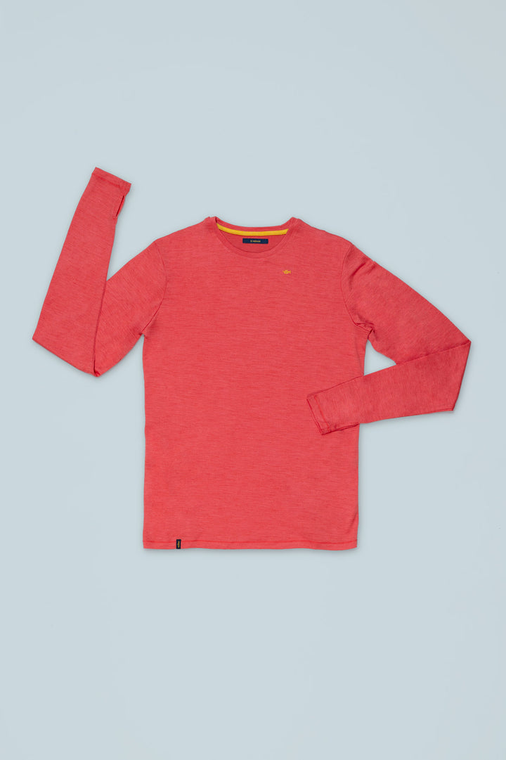 Bark 170g Mens Long Sleeve Red