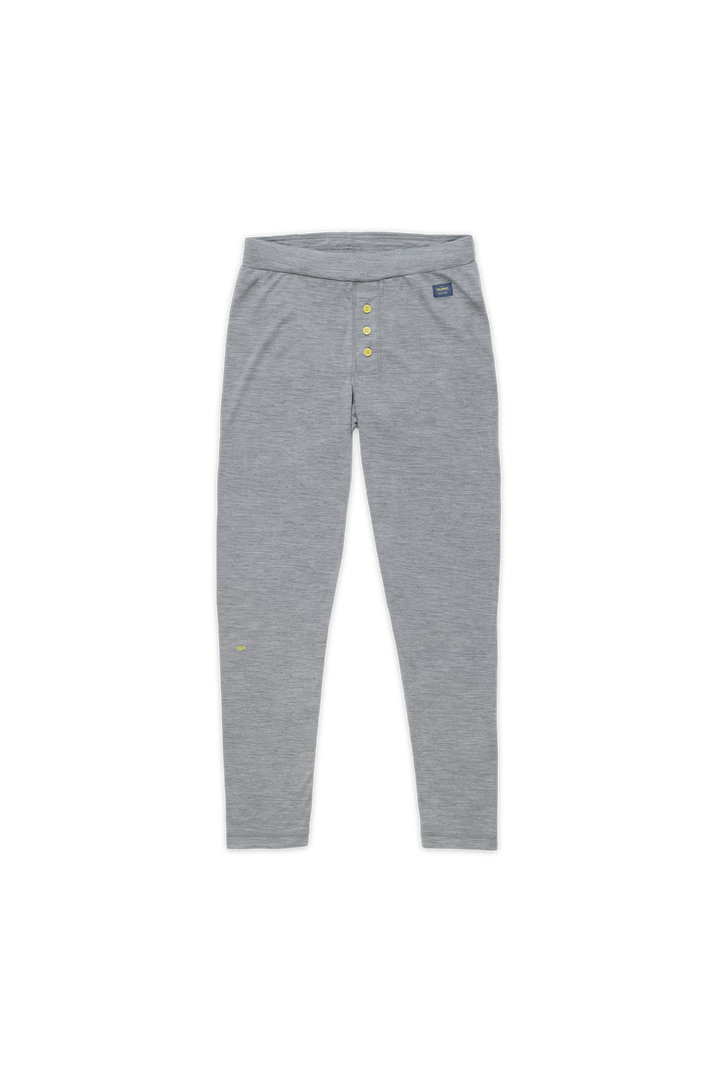 Bark 170g Mens Long John Newspaper Grey