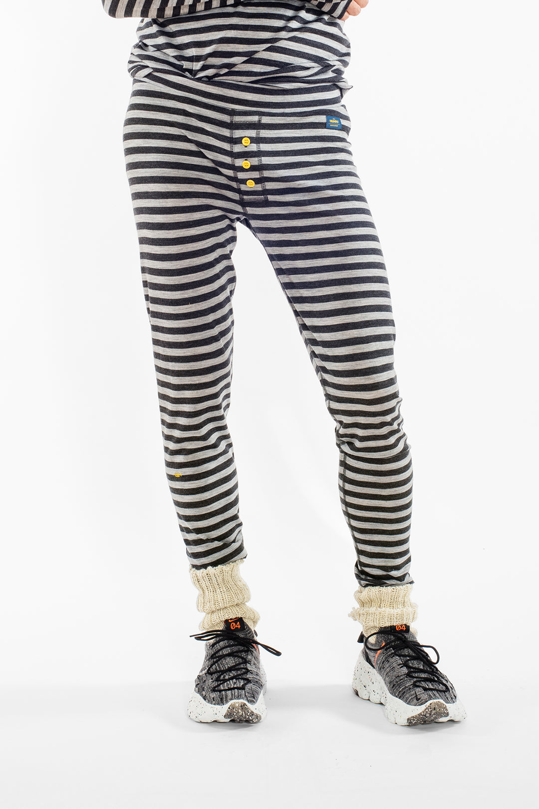 Glint 170g Mens Long John Nineties Stripe