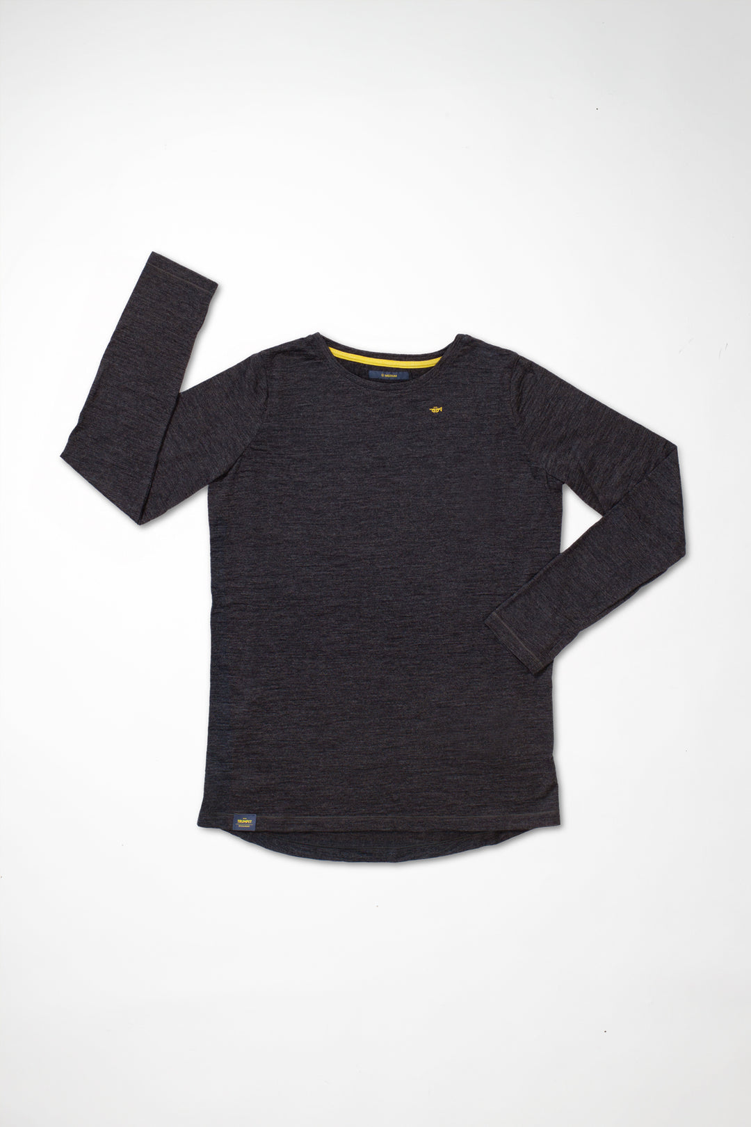 Glint 170g Womens Long Sleeve Charcoal