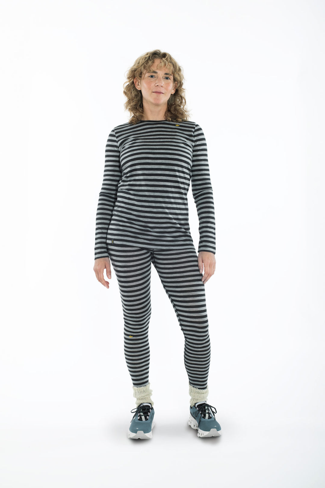 Glint 170g Womens Long Sleeve Nineties Stripe